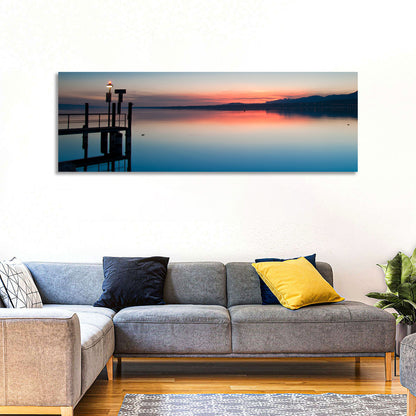 Lake Geneva Sunrise Pier Wall Art