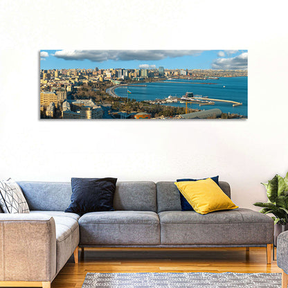 Baku Waterfront Skyline Wall Art