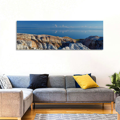 Shekelmes Tract Cliff Over Lake Wall Art