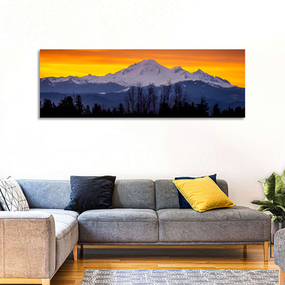 Sunrise Over Mount Baker Wall Art