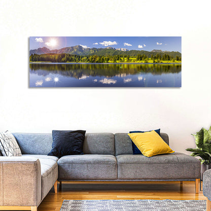 Bavarian Alpine Lake Reflection Wall Art