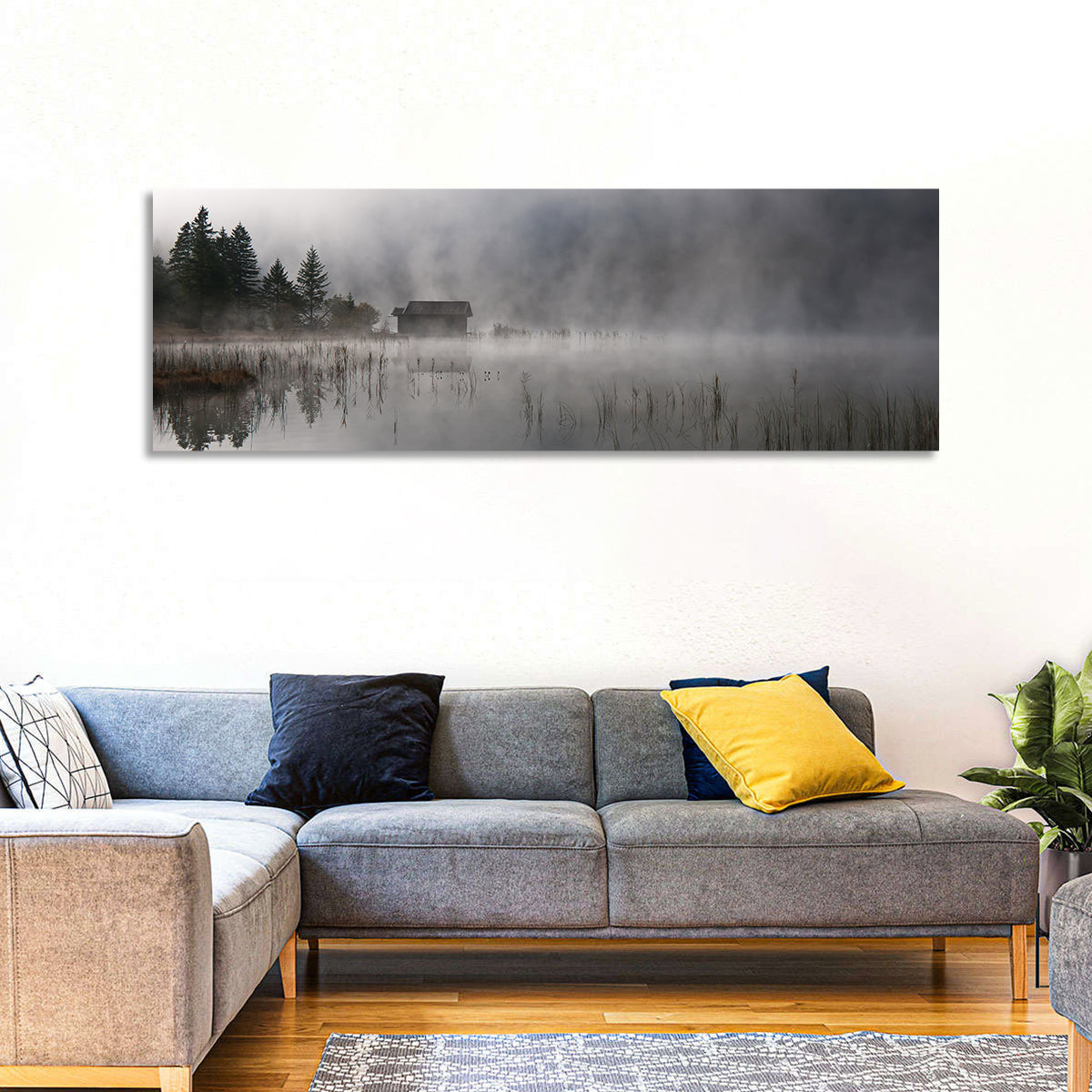 Ferchensee Morning Mist Wall Art