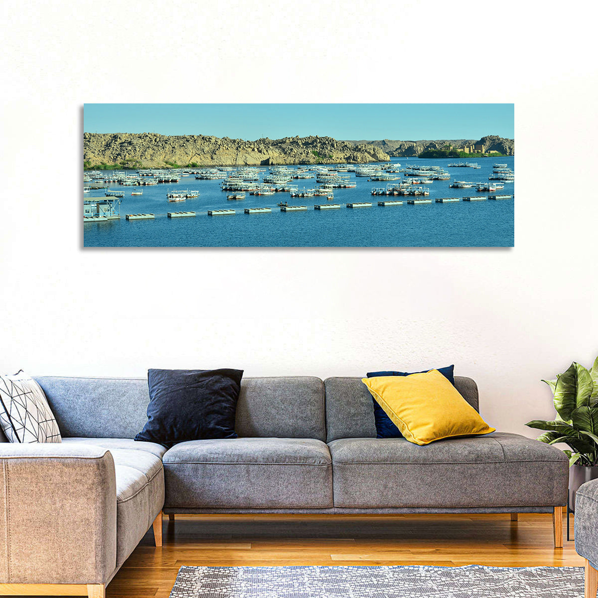 Philae Harbor, Lake Nasser Wall Art