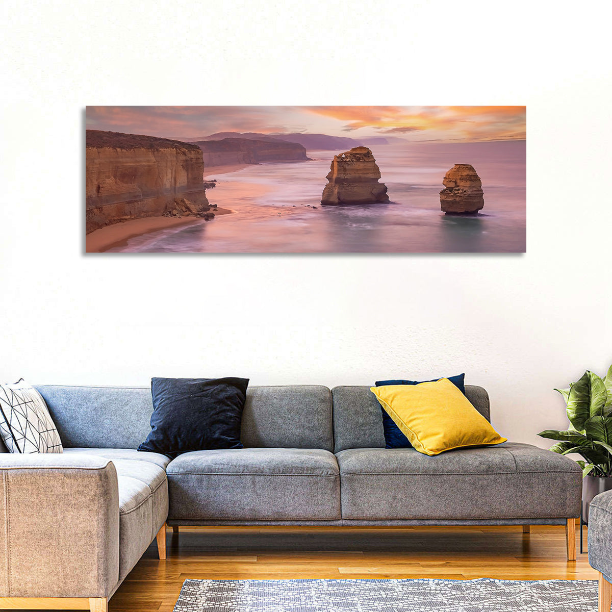 Twelve Apostles Sunset Sea Stacks Wall Art