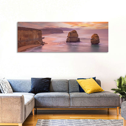 Twelve Apostles Sunset Sea Stacks Wall Art