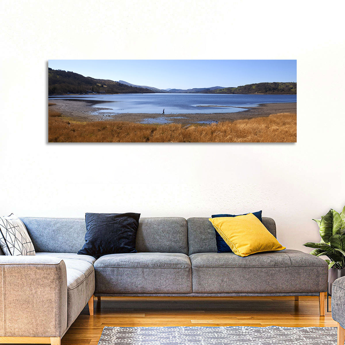 Bala Lake Shoreline Wall Art