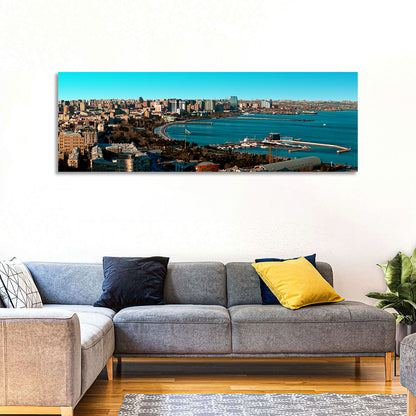 Baku Bay Panorama Wall Art