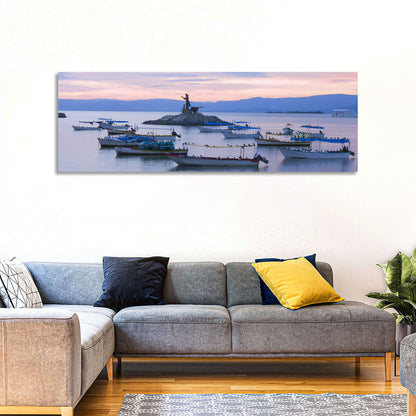 Lake Chapala Islet Sunrise Wall Art