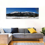 Pikes Peak Winter View Wall Art