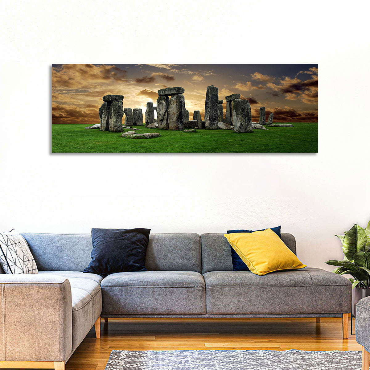 Stonehenge at Sunset Wall Art