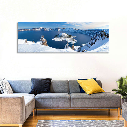 Crater Lake with Wizard Island Wall Art