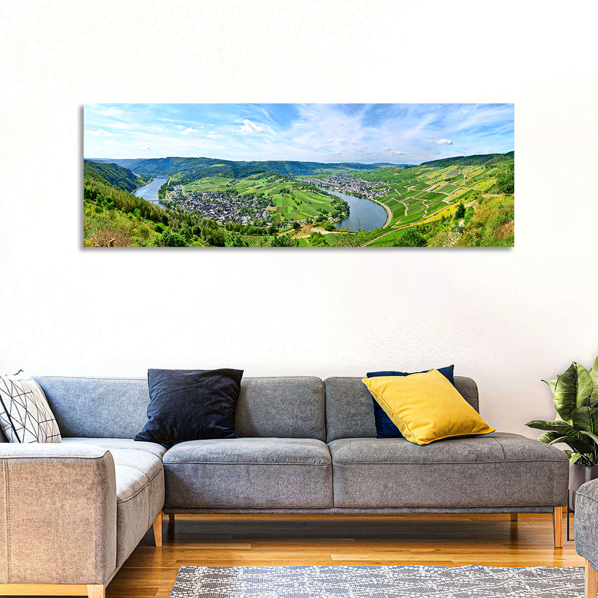 Moselle River at Bernkastel-kues Wall Art