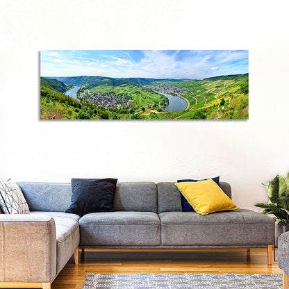 Moselle River at Bernkastel-kues Wall Art