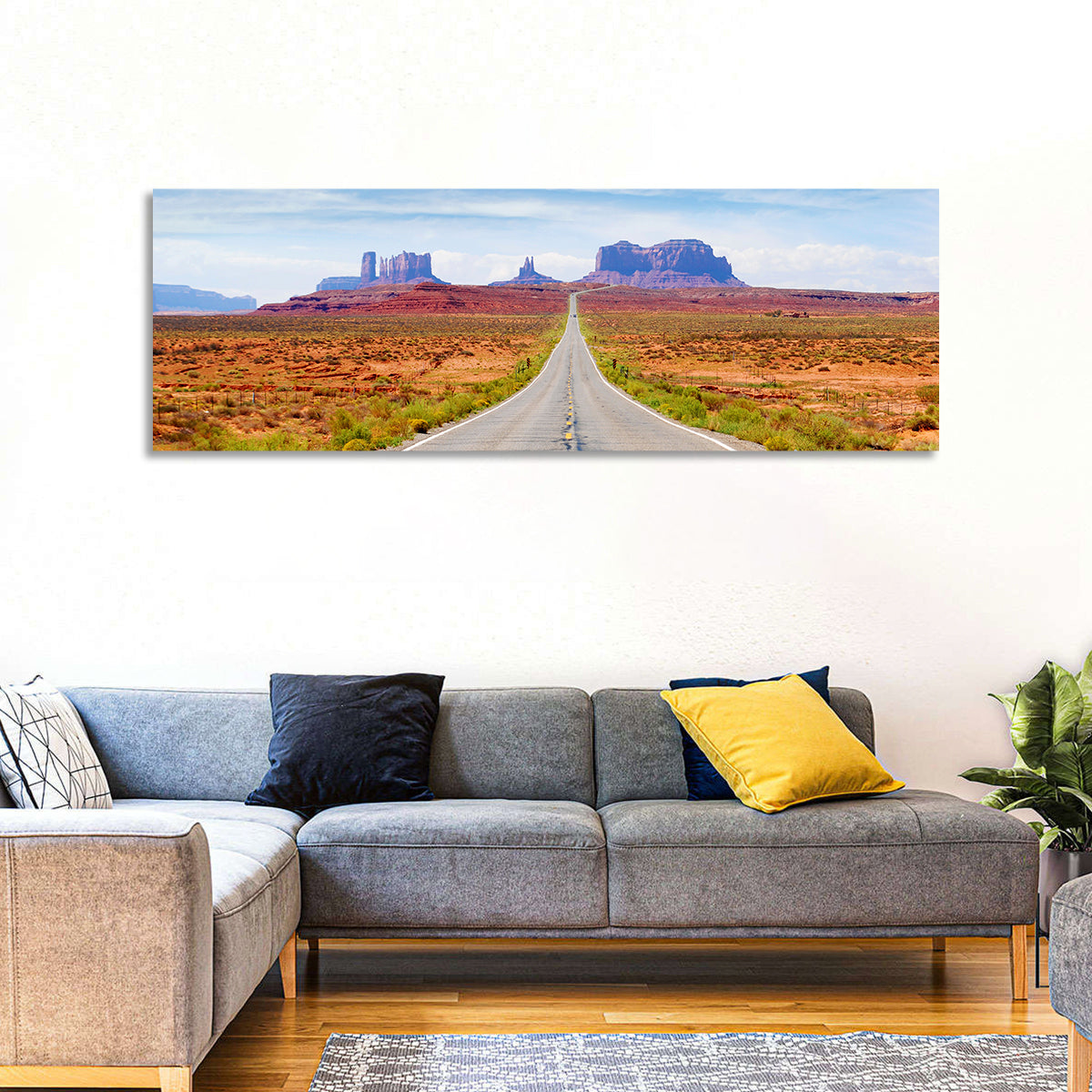 Highway 163 Into Monument Valley Wall Art