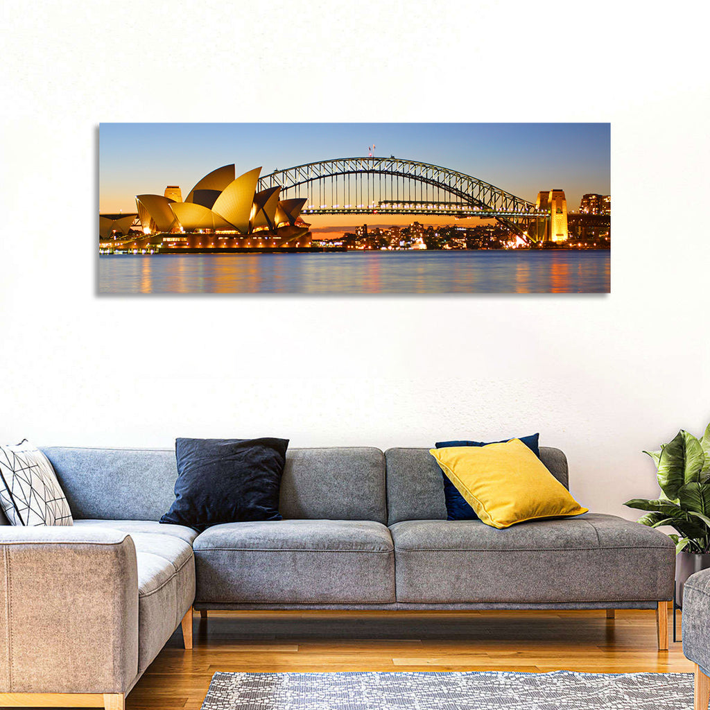 Sydney Harbour Bridge and Opera House Wall Art