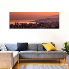 Beirut Sunset Skyline Wall Art