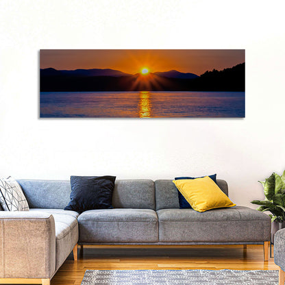 Lake Jocassee Golden Sunrise Wall Art