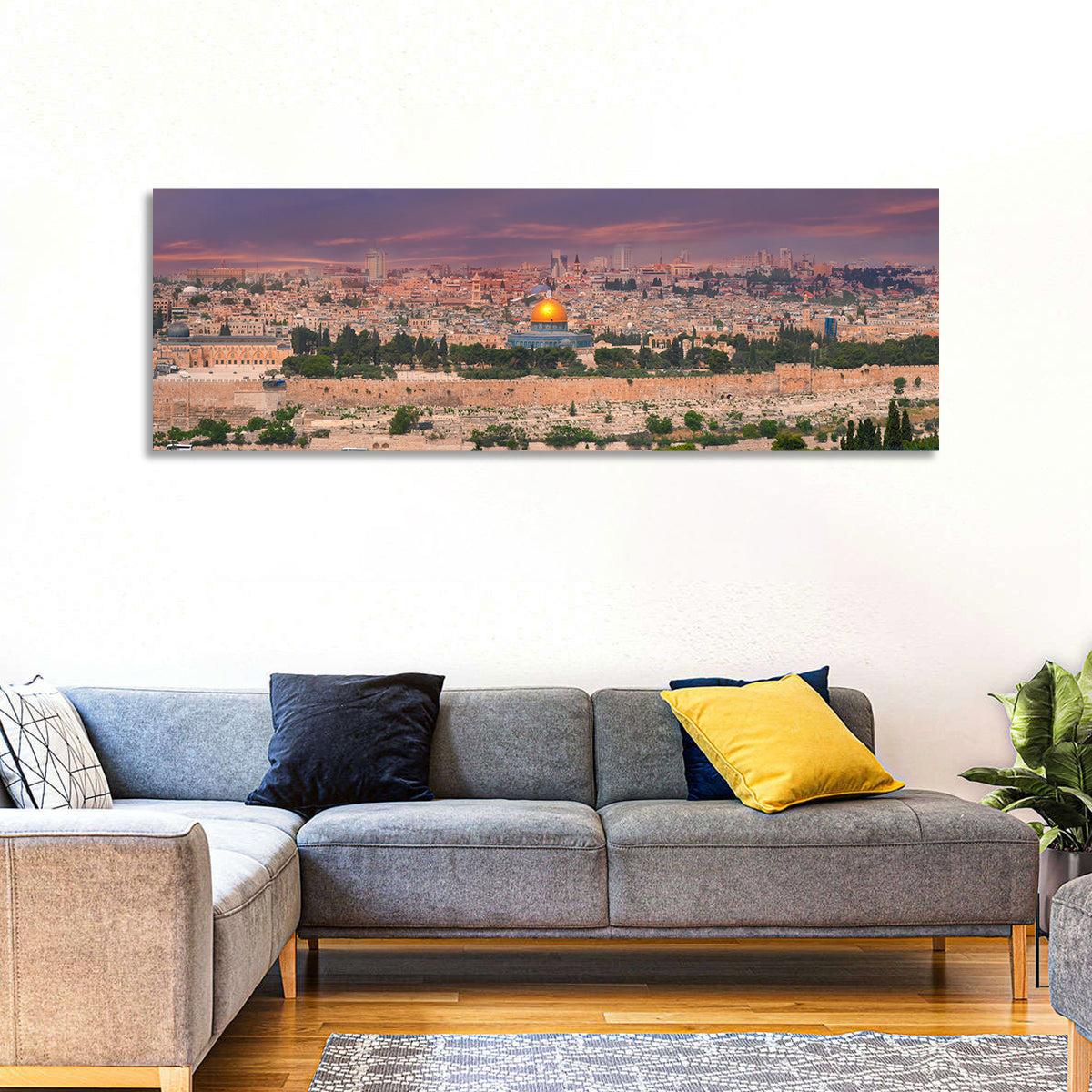 Jerusalem Golden Dome at Dusk Wall Art
