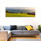 Sunlit Mountain Clouds Wall Art