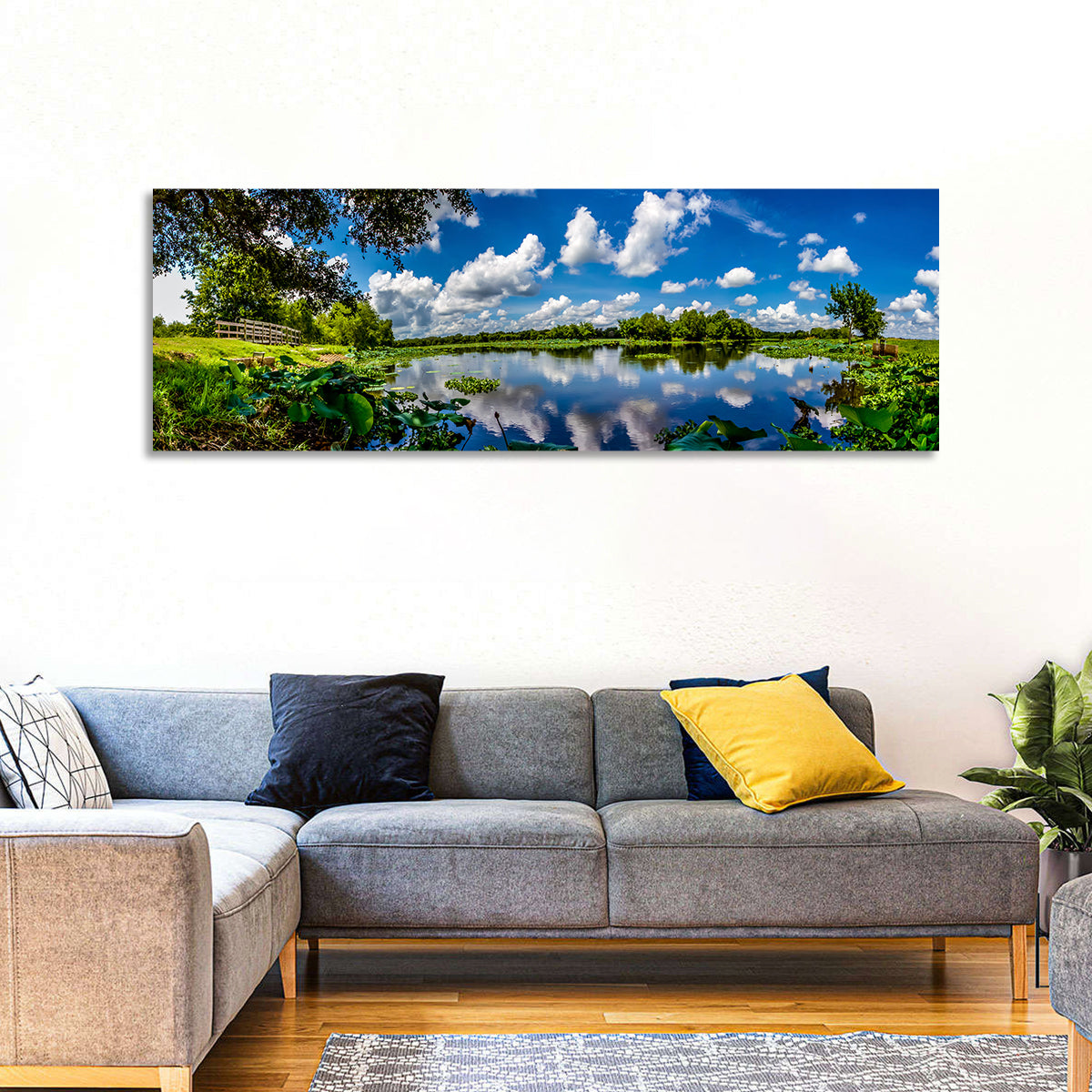 Brazos Bend Lake Reflection Wall Art