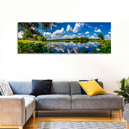 Brazos Bend Lake Reflection Wall Art