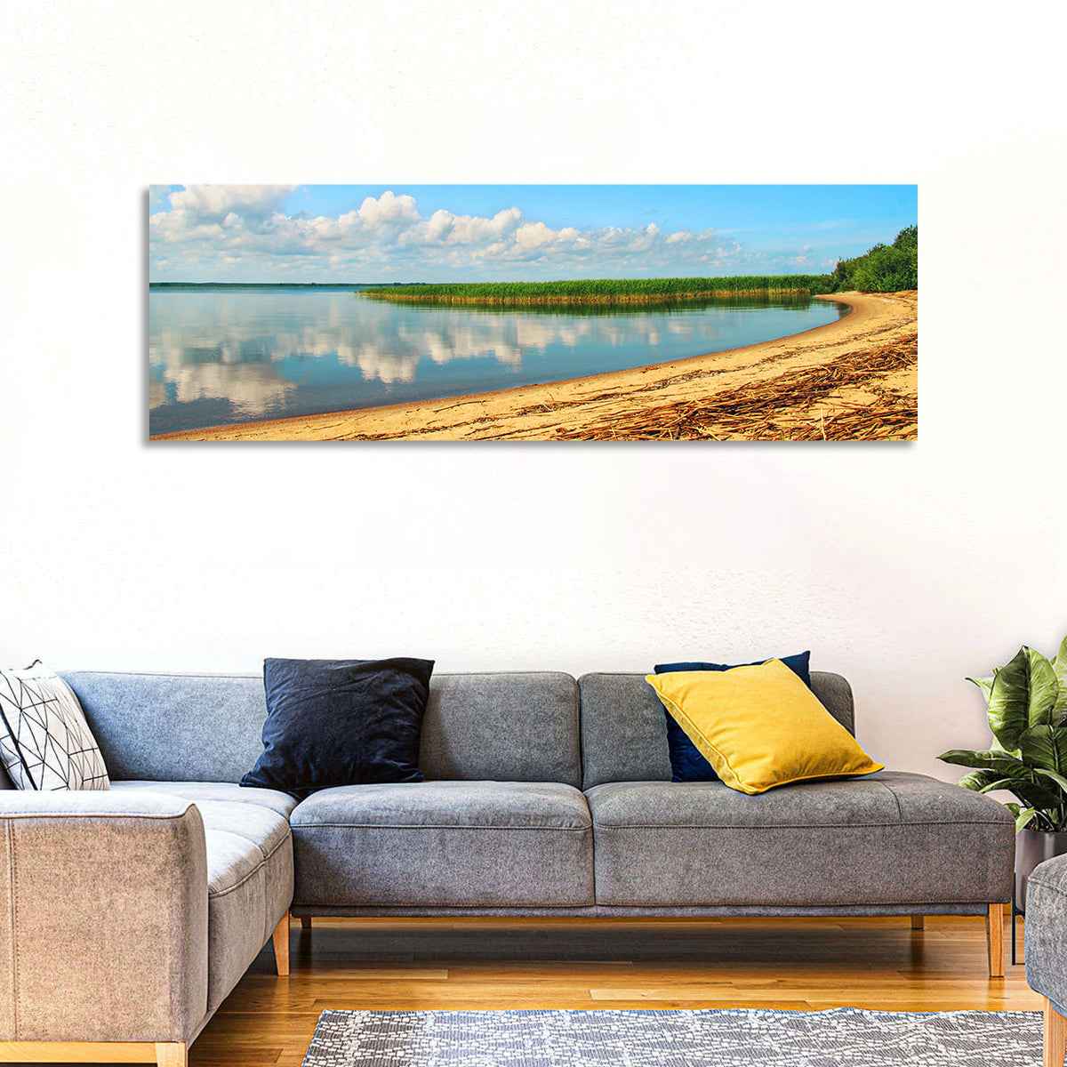 Lake Pskov Shoreline Wall Art