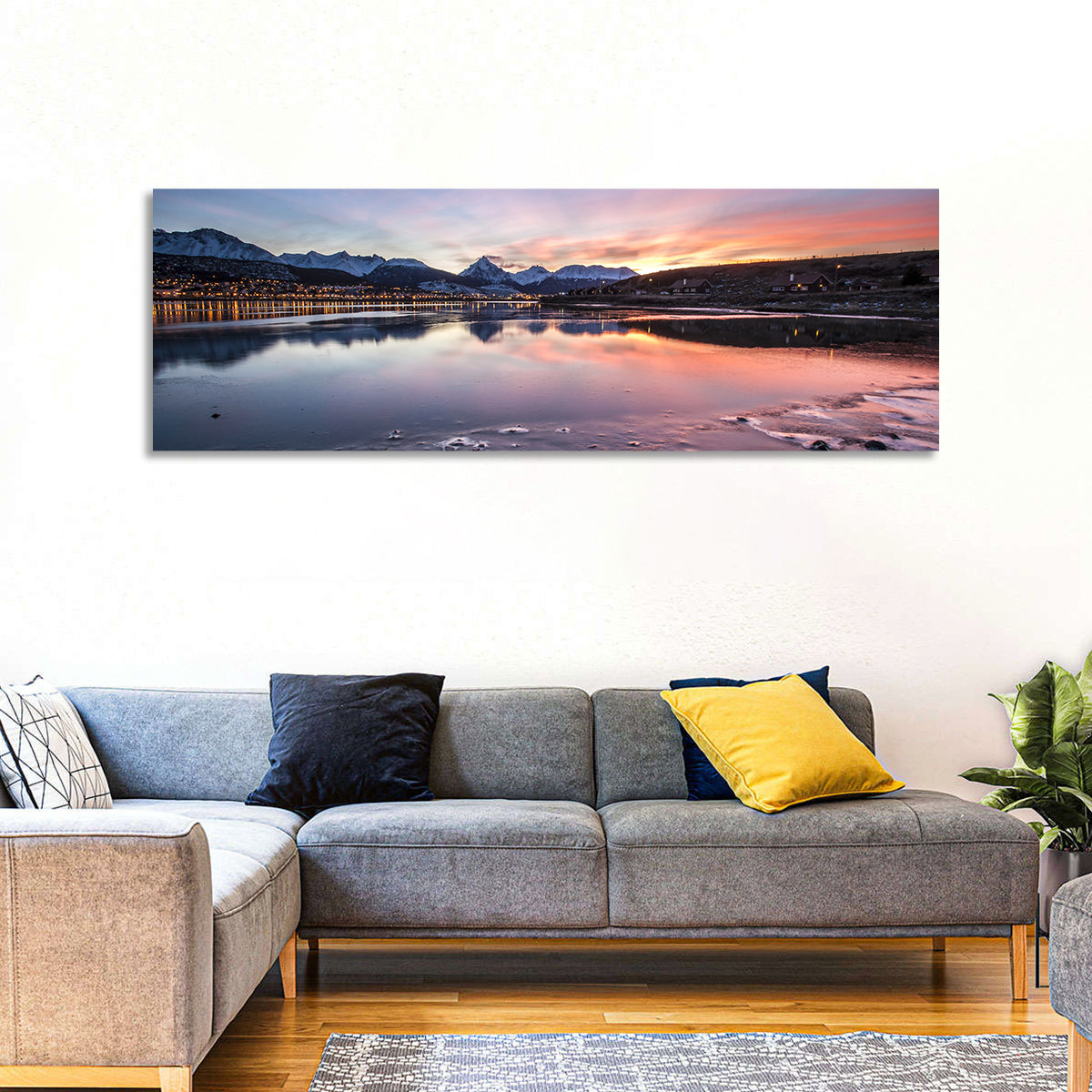 Ushuaia Twilight Reflection Wall Art