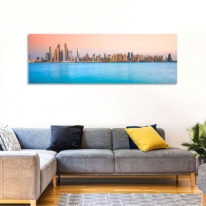Dubai Marina Skyline Wall Art