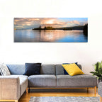 Flathead Lake Golden Hour Wall Art