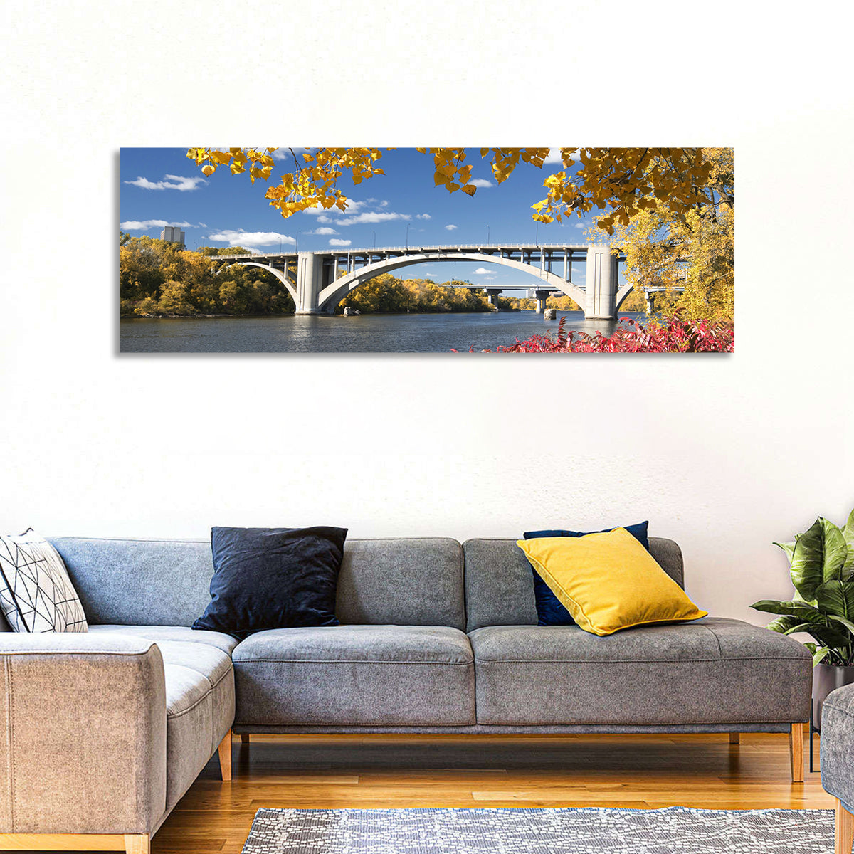 Ford Parkway Bridge Mississippi River Wall Art