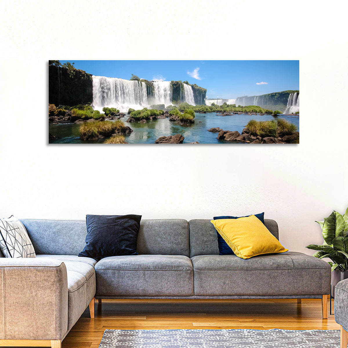 Iguazu River and Falls, Foz Do Iguaçu Wall Art