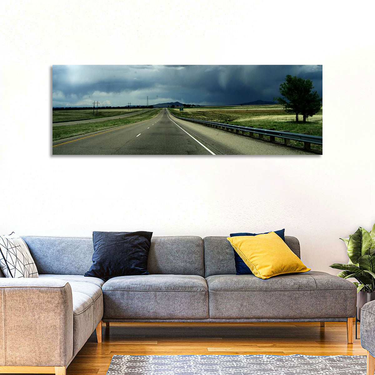 Stormy New Mexico Highway Wall Art