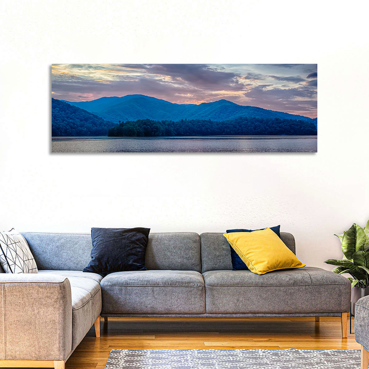 Lake Santeetlah Sunset Glow Wall Art