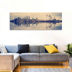 Sunset Over Forest Lake Wall Art