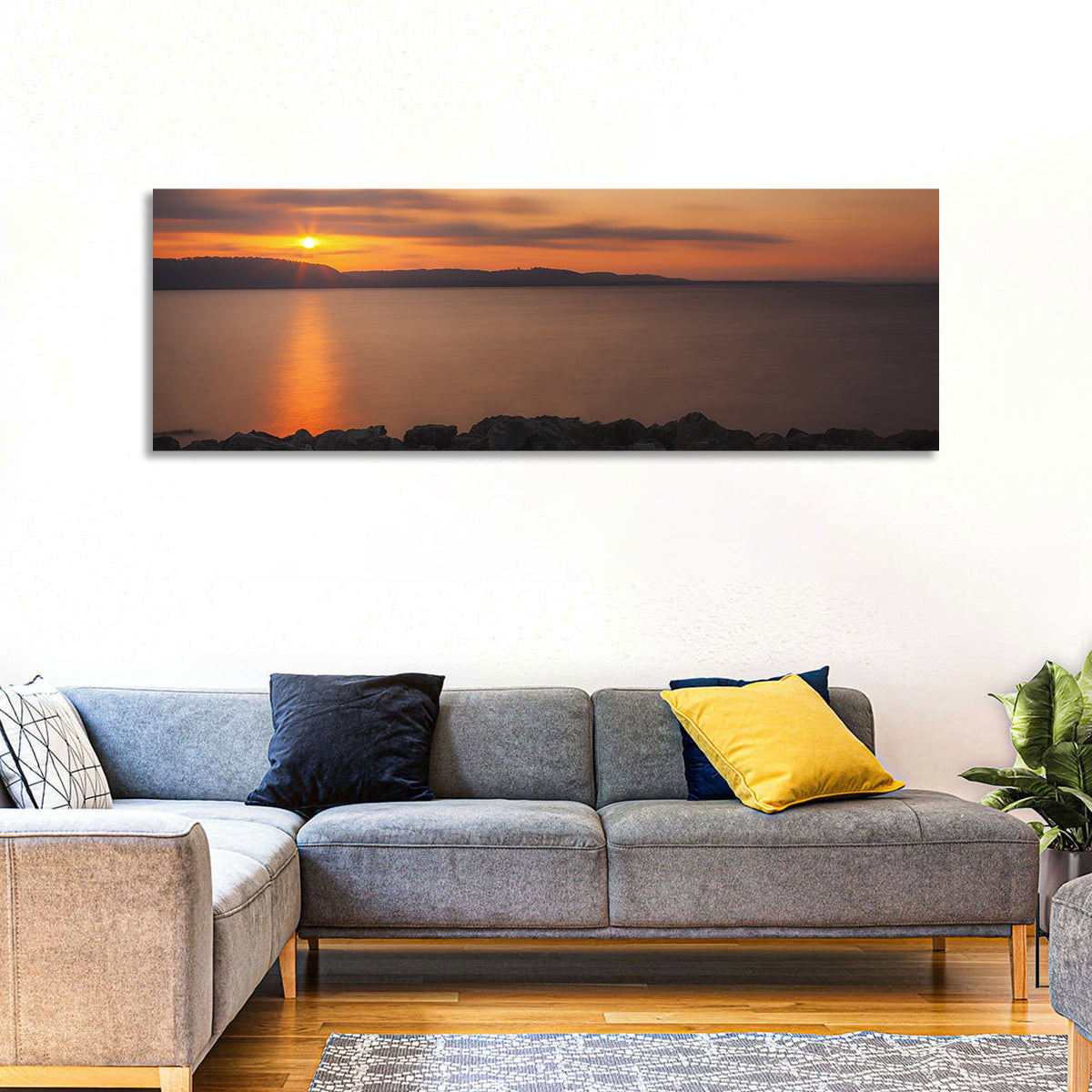 Lake Pepin Golden Sunrise Wall Art
