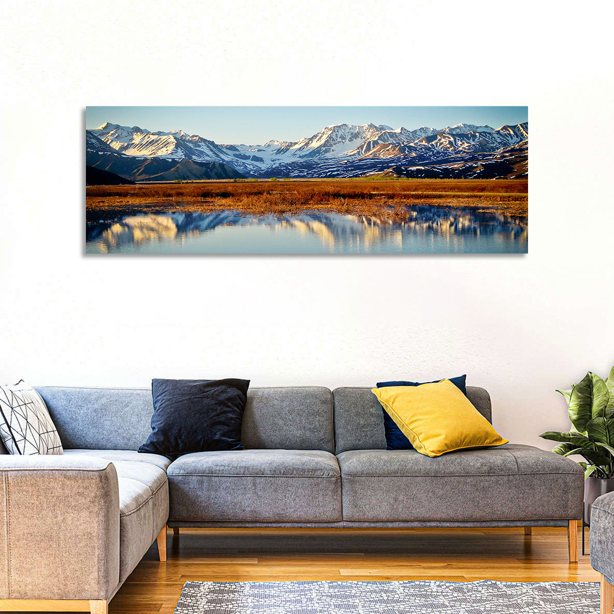Summit Lake Reflection Wall Art