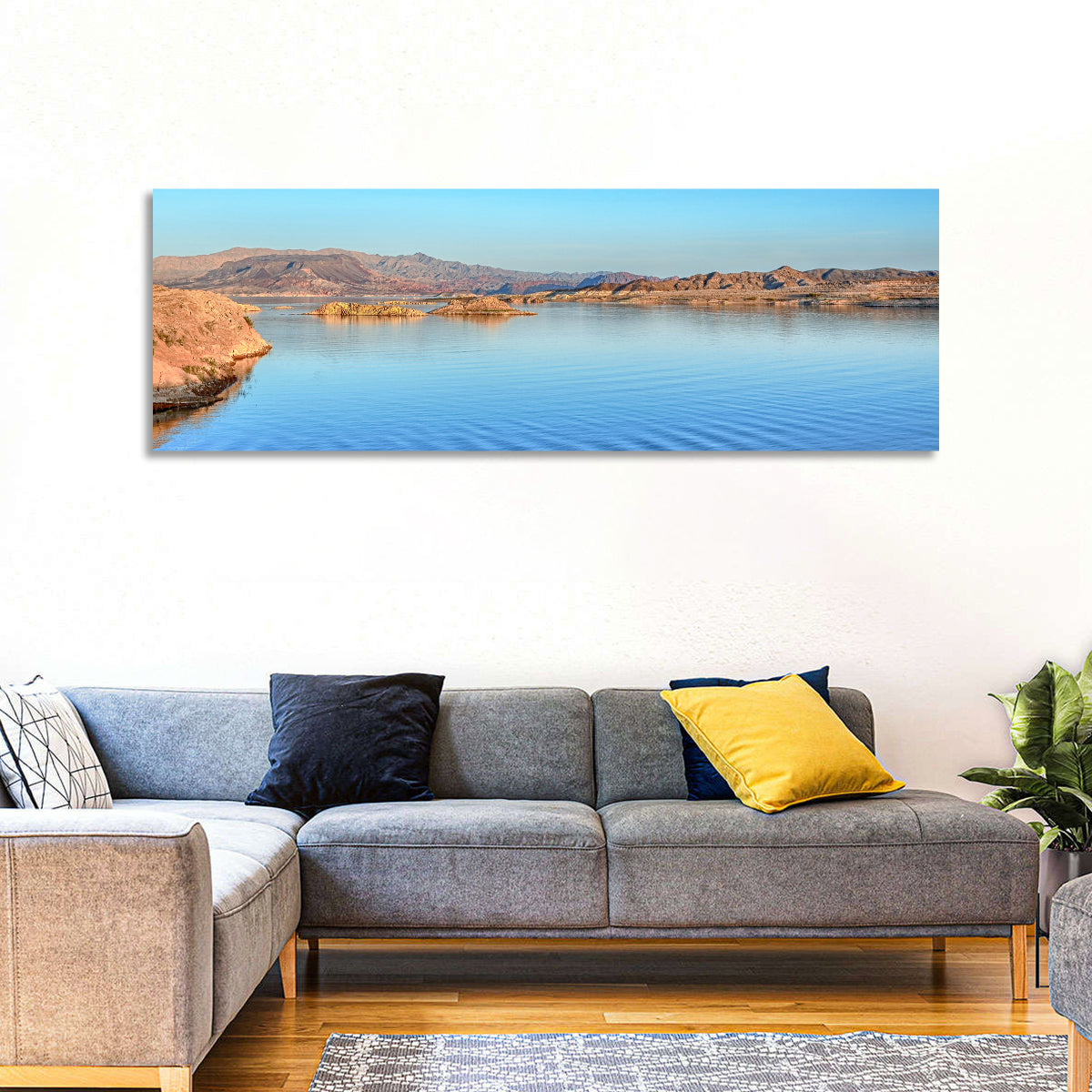 Lake Mead Rocky Shoreline Wall Art
