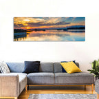 Folly River Sunset Reflection Wall Art