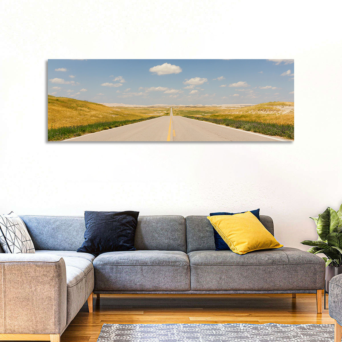 North Dakota Road to Horizon Wall Art