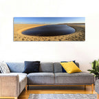 Fayoum Lake Footprints Wall Art