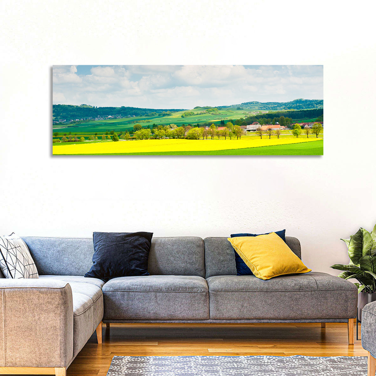 Czech Rapeseed Fields Wall Art