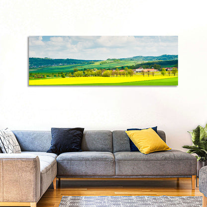 Czech Rapeseed Fields Wall Art