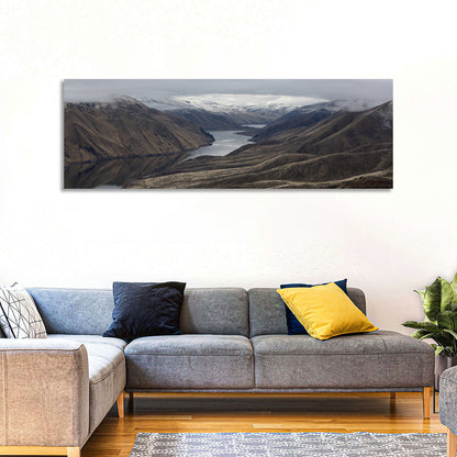 Snow-dusted Snake River Canyon Wall Art