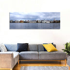 Tjörnin Reykjavik Skyline Wall Art