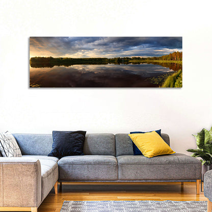 Finnish Lake Golden Hour Wall Art