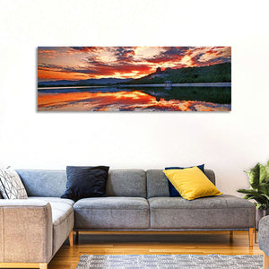 Kunming Lake Sunset  Wall Art