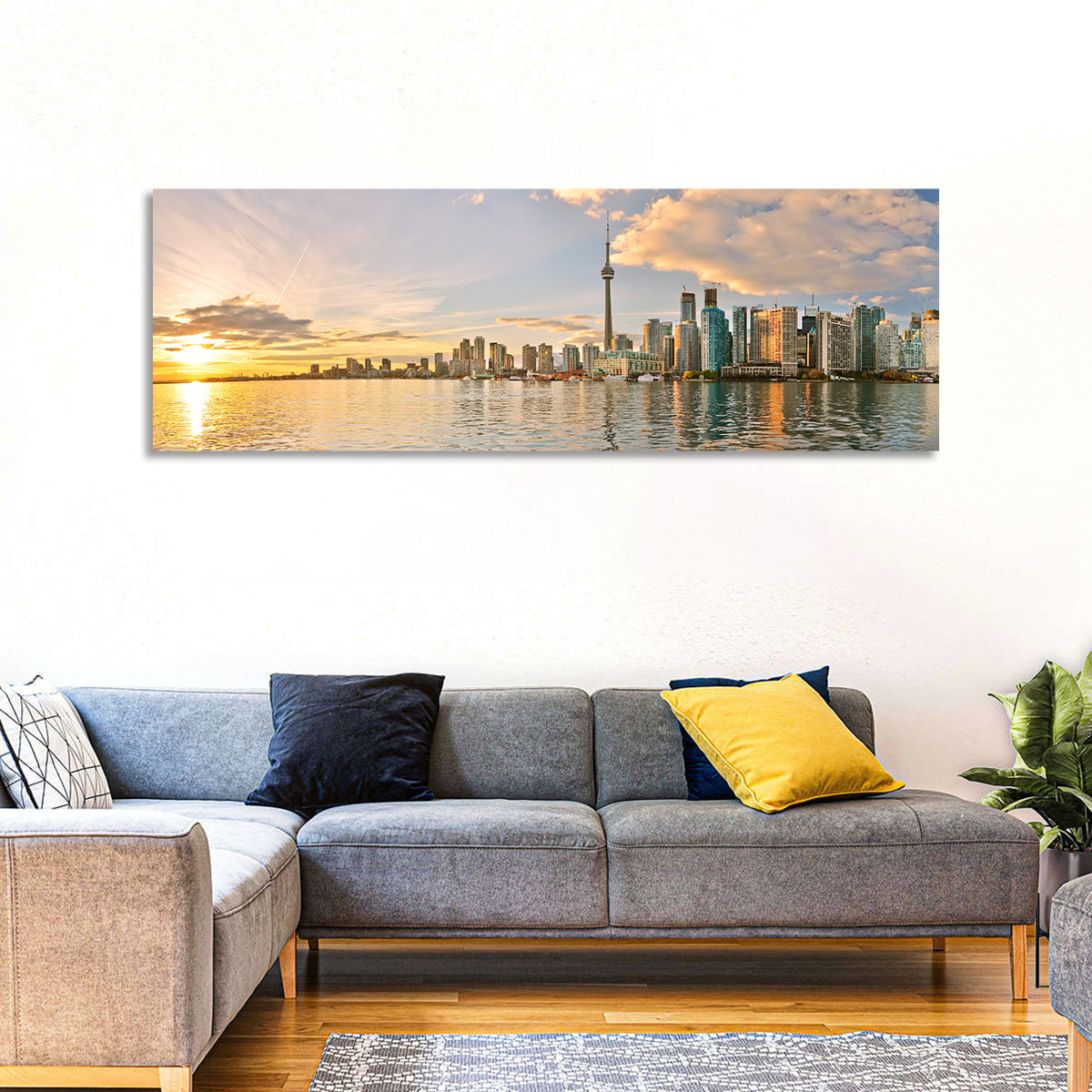 Toronto Golden Hour Skyline Wall Art