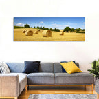 Late Summer Straw Bales Wall Art