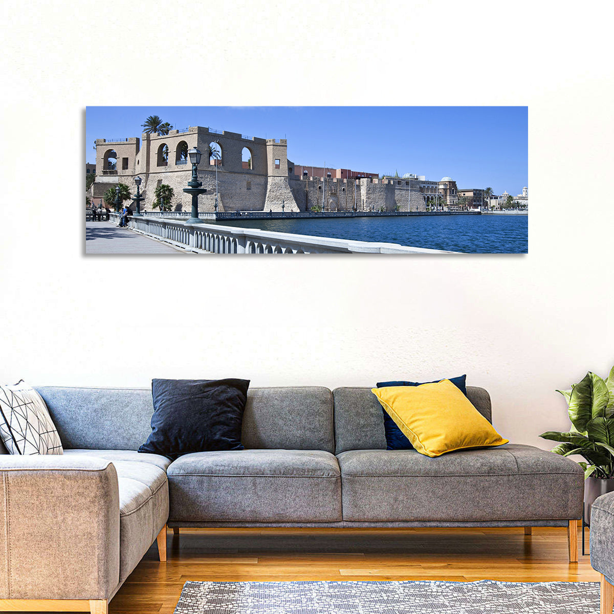 Red Fort Waterfront Wall Art