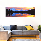 Grand Teton Sunset Reflection Wall Art